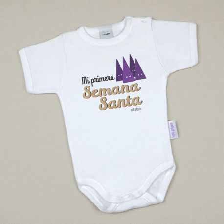 Babidu Body Basic Funny I Love Mommy with Pink Star