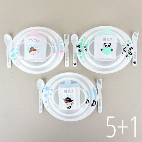 PROMO Vajillas sin personalizar "Mi Vajilla", compra 5 y te regalamos 1