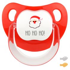 Merry Christmas Red Santa Personalized Pacifier