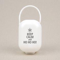 Cajita Portachupetes Keep calm and Ho Ho Ho!