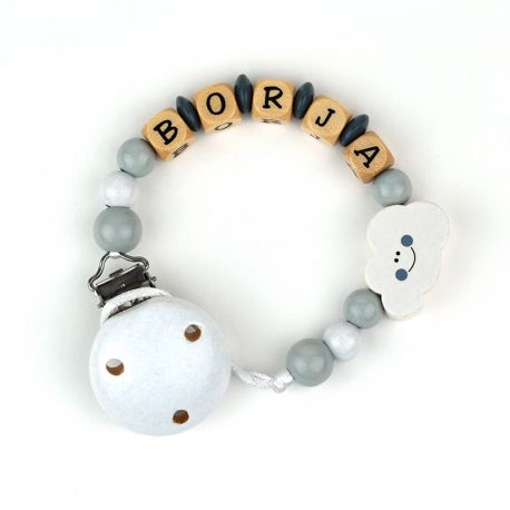 Wood chain Pink Cloud Personalized