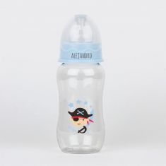 Blue Pirate 300ml personalized Babby Bottle