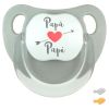 Baby Pacifier Super Dad is Cool Pink Pastel