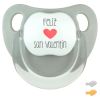 Baby Pacifier Super Dad is Cool Blue Pastel