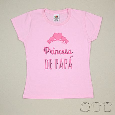 Camiseta o Sudadera Bebé y Niño/a Princesa de Papá