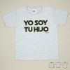 Camiseta o Sudadera Bebé y Niño/a Yo soy tu Hijo Negro