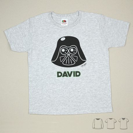 Camiseta o Sudadera Bebé y Niño/a Personalizada Darth Vader