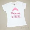 Camiseta o Sudadera Bebé y Niño/a Princesa de Mamá