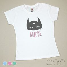 Camiseta o Sudadera Bebé y Niño/a Personalizada Antifaz Niña