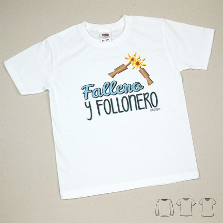 Camiseta o Sudadera Niño/a Fallero y Follonero