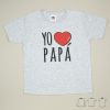 Camiseta o Sudadera Bebé y Niño/a Yo corazón Papá 