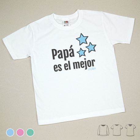 Camiseta o Sudadera Bebé y Niño/a Papá es el mejor
