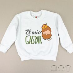 Camiseta o Sudadera Niño/a Navideña El mío es Gaspar