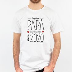Camiseta o Sudadera Divertida Papá Orgulloso Papá de (nombre/s) since (año)