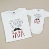 Pack 2 Prendas Los que más me quieren me llaman Papá / Al que yo más quiero... 