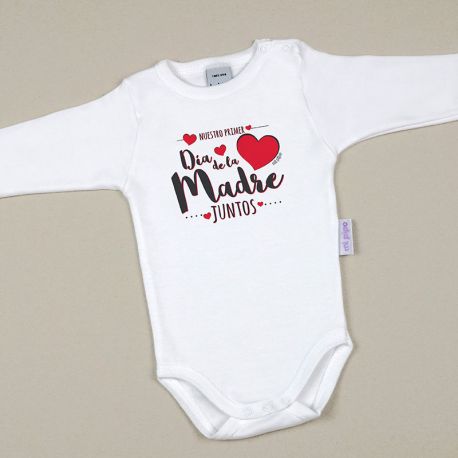 Babidu Body Basic Funny I Love Mommy with Pink Star