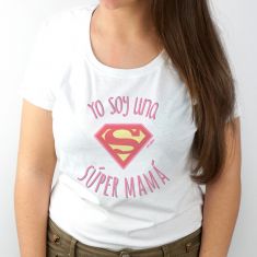 Camiseta Divertida Yo soy una Super MamáCamiseta o Sudadera Divertida Yo soy una Super Mamá