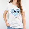Camiseta o Sudadera Divertida Mamá (corazón de corazones) azul personalizable