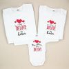 Pack 3 Prendas Personalizadas Estoy in love con (Nombres de los padres) / Papi y Mami están in love