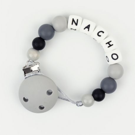 Silicone Chain Personalized Gray
