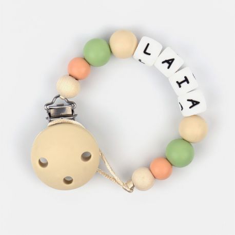Silicone Chain Personalized Beige