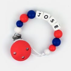 Silicone Chain Personalized Red