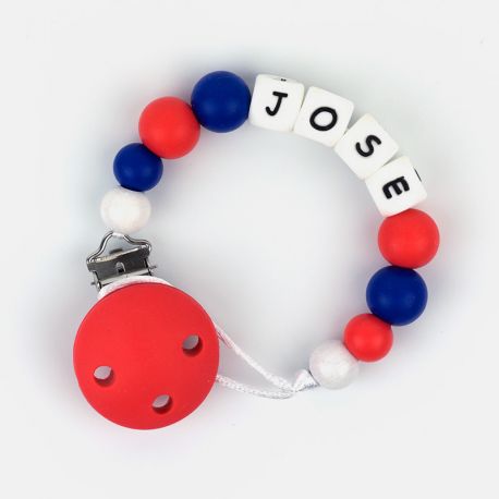 Silicone Chain Personalized Red