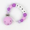 Silicone Chain Personalized Lila