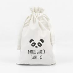 Bolsita para Mascarilla Panda personalizada