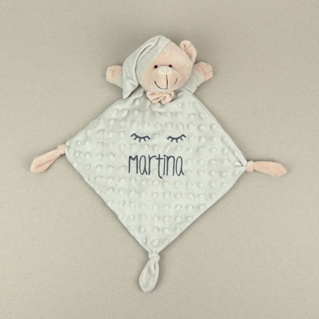 Dou-Dou Classic Extra Soft Gray +0M Personalized