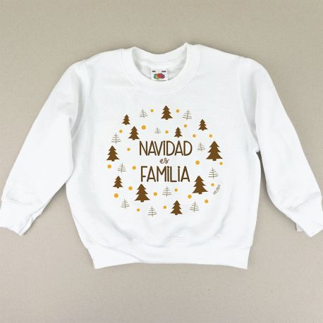 Camiseta o Sudadera Niño/a Navidad es Familia