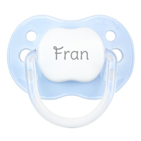 PTL Blue personalized New Classic pacifier