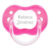 Chupete New Classic Personalizado Fucsia