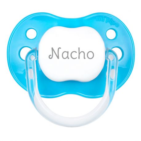 PTL Intense Blue personalized New Classic pacifier