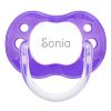 PTL Purple personalized New Classic pacifier