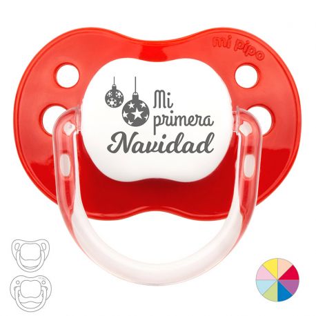 Chupete Navideño Mi primera Navidad Bolas