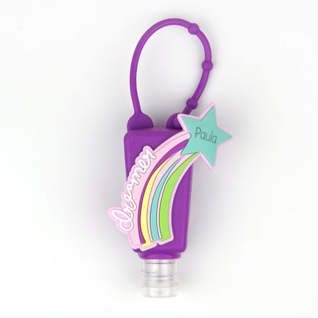 Botellita Gel Violeta Estrella Personalizada