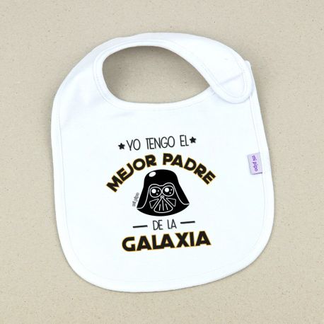 Funny Bib Dad, Mom and I Team Cool +3M