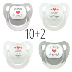 PROMO Chupetes Baby Deco Divertidos Día del Padre, compra 10 y te regalamos 2 