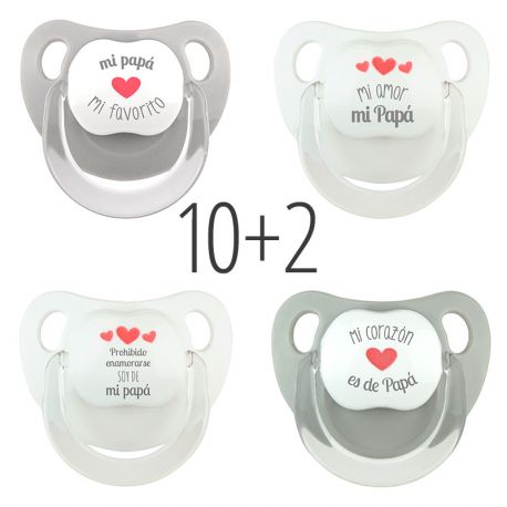 PROMO Chupetes Baby Deco Divertidos Día del Padre, compra 10 y te regalamos 2 