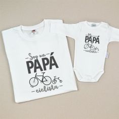Pack 2 Prendas Soy un Papá ciclista / Mi Papá es ciclista