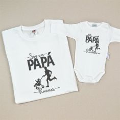 Pack 2 Prendas Soy un Papá Runner / Mi Papá es Runner