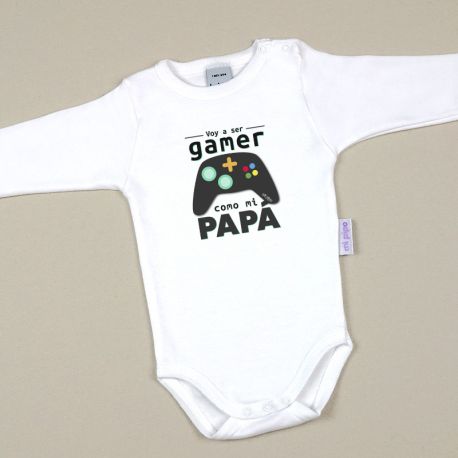 Babidu Body Divertido Voy a ser gamer como mi Papá