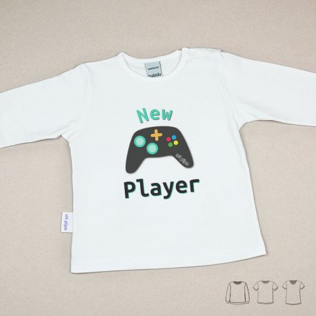 Camiseta o Sudadera Bebé y Niño/a New Player 