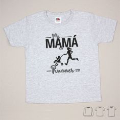 Camiseta o Sudadera Bebé y Niño/a Mis Papis son runners