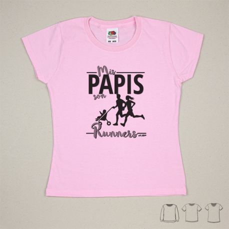  Camiseta o Sudadera Bebé y Niño/a Mis Papis son runners