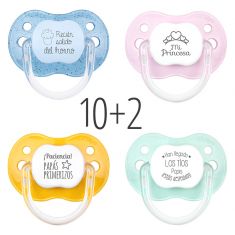 PROMO Chupetes New Classic Divertidos, compra 10 y te regalamos 2 