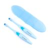 Set 2 Tooth brushes with case Personalized  Blue +6Months