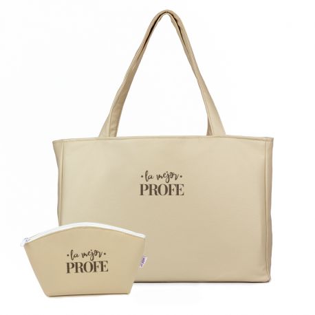 Bolso algodón orgánico personalizado (nombre niño/a) corazón Mamá