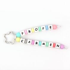 Keychain Double Multicolor Personalized 